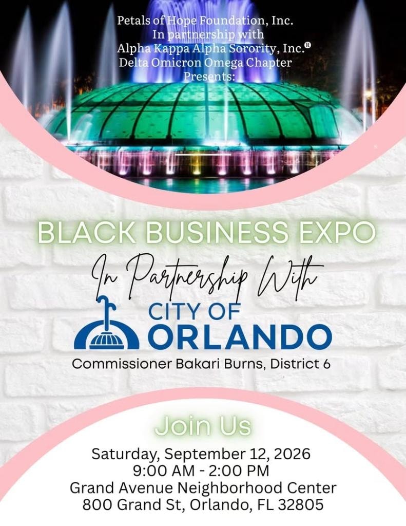 Black Business Expo flyer for September 12, 2026 at Grand Avenue Neighborhood Center